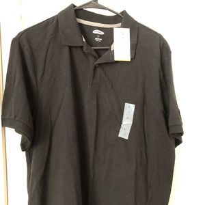 Men’s, Old Navy, black polo shirt, size large